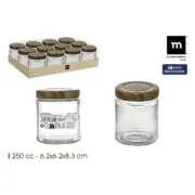 Frasco de Vidro La Mediterránea WOOD 250 ml (24 Unidades) A Preço de Revenda - nacloset 2