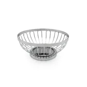 Cesta do Pão My Bar Gourmet Prateado Metal 17,5 X 7 CM (12 Unidades) A Preço de Revenda - nacloset 2