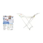 Estendal de Roupa Dobrável Inde Atlas Branco 172 x 220 x 50,5 cm Casa | Jardim - nacloset 2