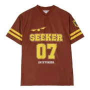Camisola de Manga Curta Homem Harry Potter Gryffindor  Vermelho Escuro Camisas - nacloset