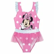 Fato de Banho de Menina Minnie Mouse Cor de Rosa Desporto | Lazer - nacloset