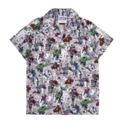 Camisola de Manga Curta Infantil Marvel Cinzento claro Moda | Acessórios - nacloset