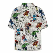 Camisola de Manga Curta Infantil Marvel Cinzento claro Moda | Acessórios - nacloset 2
