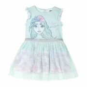 Vestido Frozen Turquesa Menina Bebés e Crianças - nacloset