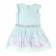 Vestido Frozen Turquesa Menina Bebés e Crianças - nacloset 2