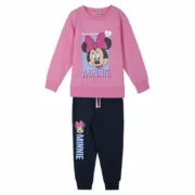 Fato de Treino Infantil Minnie Mouse Cor de Rosa Bebés e Crianças - nacloset