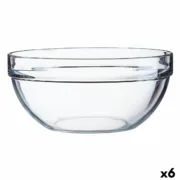 Saladeira Luminarc Transparente Vidro (20 cm) (6 Unidades) A Preço de Revenda - nacloset