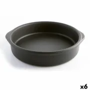 Tacho Quid Barro Lux Preto Cerâmica Ø 26 cm (6 Unidades) A Preço de Revenda - nacloset