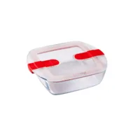 Lancheira Hermética Pyrex Cook&heat 1 L 20 x 17 x 6 cm Vermelho Vidro (6 Unidades) A Preço de Revenda - nacloset 2