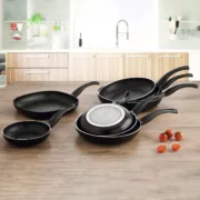 Frigideira Quid Hydra Preto Metal Baquelite Ø 30 cm (6 Unidades) Cozinha | Gourmet - nacloset 2