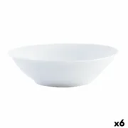 Saladeira Quid Basic Cerâmica Branco (23 cm) (6 Unidades) A Preço de Revenda - nacloset