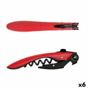 Saca-rolhas Koala High Tech Metal 11,5 x 1,8 x 2,9 cm Vermelho (6 Unidades) A Preço de Revenda - nacloset
