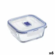 Lancheira Hermética Luminarc Pure Box Active 760 ml Duas cores Vidro (6 Unidades) A Preço de Revenda - nacloset