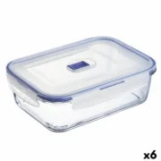 Lancheira Hermética Luminarc Pure Box Active 22 x 16 cm 1,97 l Duas cores Vidro (6 Unidades) A Preço de Revenda - nacloset