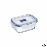 Lancheira Hermética Luminarc Pure Box Active 380 ml 12 x 9 cm Duas cores Vidro (6 Unidades) A Preço de Revenda - nacloset