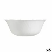 Saladeira Luminarc Feston Branco Vidro (25 cm) (6 Unidades) A Preço de Revenda - nacloset