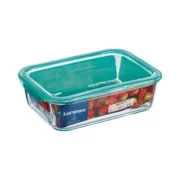 Lancheira Retangular com Tampa Luminarc Keep’n Lagon 16 x 11,3 x 6 cm Turquesa 820 ml Vidro (6 Unidades) A Preço de Revenda - nacloset 2