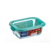 Lancheira Retangular com Tampa Luminarc Keep’n Lagon 18,5 x 13 x 6,6 cm Turquesa 1,22 L Vidro (6 Unidades) A Preço de Revenda - nacloset 2