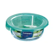 Lancheira Redonda com Tampa Luminarc Keep’n Lagon Turquesa 420 ml 11,5 x 5,4 cm Vidro (6 Unidades) A Preço de Revenda - nacloset 2
