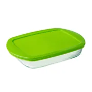 Lancheira Retangular com Tampa Pyrex Prep&store Px Verde 1,6 L 28 x 20 cm Vidro (5 Unidades) A Preço de Revenda - nacloset 2