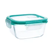 Lancheira Hermética Quid Ciclon Turquesa Vidro 530 ml (12 Unidades) A Preço de Revenda - nacloset 2