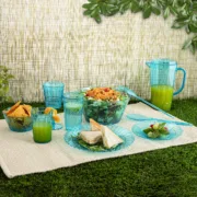 Saladeira Quid Gaia Turquesa Plástico Ø 25 cm (12 Unidades) A Preço de Revenda - nacloset 2