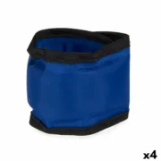 Coleira para Cães Azul Preto PVC Gel 6,3 x 1 x 30 cm Refrigerante (4 Unidades) Animais de Estimação - nacloset