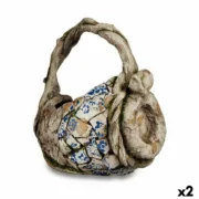 Figura Decorativa para Jardim Vaso Poliresina 23,5 x 35 x 31 cm (2 Unidades) A Preço de Revenda - nacloset