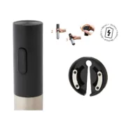 Saca-rolhas Elétrico para Garrafas de Vinho Kinvara KB1-602103 Aço Plástico 4,6 x 22,8 x 4,6 cm (12 Unidades) Cozinha | Gourmet - nacloset 2
