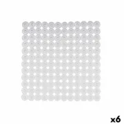 Tapete Antiderrapante para Duche Transparente PVC 54 x 54 x 1 cm (6 Unidades) A Preço de Revenda - nacloset
