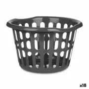 Cesto Antracite Polipropileno 27 L 40 x 25 x 40 cm (18 Unidades) A Preço de Revenda - nacloset