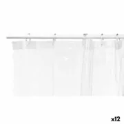 Cortina de Duche Transparente Polietileno EVA 180 x 180 cm (12 Unidades) A Preço de Revenda - nacloset
