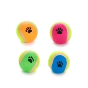 Brinquedo para cães Bola Multicolor Ø 4,5 cm Polietileno Polipropileno ABS (12 Unidades) Animais de Estimação - nacloset 2