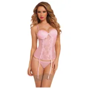 Tanga Seven Til Midnight Cor de Rosa Tanga (M – EU 38-40) Babydolls e bodies - nacloset