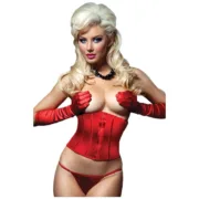 Espartilho Seven Til Midnight Vermelho (L – EU 42-44) Babydolls e bodies - nacloset