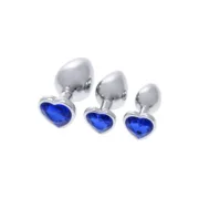 Plug Anal S Pleasures Azul Prateado Consoladores - nacloset