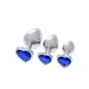 Plug Anal S Pleasures Azul Prateado Consoladores - nacloset 2