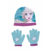 Gorro e Luvas Frozen Memories Azul Acessórios de Moda - nacloset