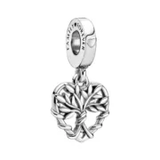 Charme feminino Pandora HEART FAMILY TREE DANGLE CHARM Acessórios de Moda - nacloset
