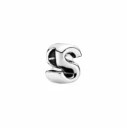 Miçangas femininas Pandora LETTER S Acessórios de Moda - nacloset