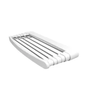 Estendal Retrátil Gimi 153791 Telepack 70 De parede Alumínio Branco Resina (70 x 30 x 6 cm) (5 m) Casa | Jardim - nacloset