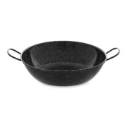 Sertã Funda com Asas Vaello Preto Aço Esmaltado (Ø 38 cm) Cozinha | Gourmet - nacloset 2