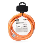 Tubo para Gás Butano EDM 74195 Butaflex 1,5 m 9 x 15 mm Dupla camada 2 braçadeira Casa | Jardim - nacloset
