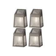 Luz de Parede Lumineo 898174 5 Lm Solar Leve LED (4 Unidades) Casa | Jardim - nacloset
