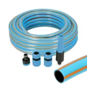 Conjunto de Mangueira com acessórios EDM 74107 PVC 5/8″ 20 mm x 15 m Azul (15 m) Casa | Jardim - nacloset