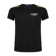 Camisola de Manga Curta Homem EDM Preto Camisas - nacloset
