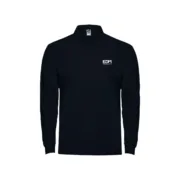 Polo de manga comprida masculina EDM Preto Camisas - nacloset