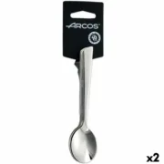 Colheres de Café Arcos Toscana Prateado Aço inoxidável (2 Unidades) A Preço de Revenda - nacloset