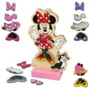 Jogo de madeira Disney Minnie Mouse Brinquedos e Jogos - nacloset 2