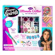 Conjunto de Beleza Cra-Z-Art 2 x 13 x 2 cm Infantil Unhas Cabelo Corpo Purpurina 4 Unidades Desporto | Lazer - nacloset 2